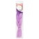 Zumba Kanecalon Two-color, corrugated, 60 cm, 100 g, color light violet/pink (#by44)
