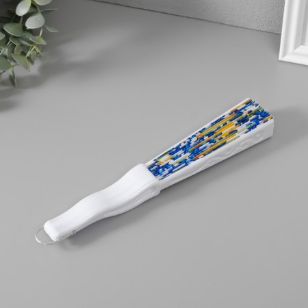 Fan plastic, textiles "juicy lemons" mix 23 cm-5