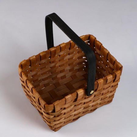 Wicker basket, sequoia, 22x15xh12.5/26 cm, brown-1