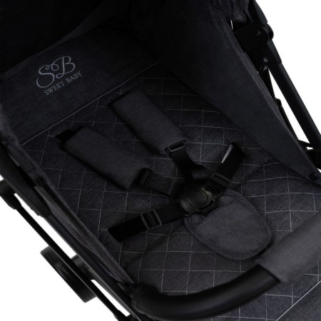 Walking stroller Sweet Baby Compatto, Grey color-12