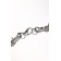 The necklace "wire" is prickly, the color is silver, l = 45 cm