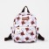 Baby backpack on lightning, 3 outer pockets, beige color