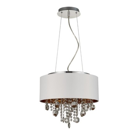 Suspension lamp ST LUCE. SL1350.503.04. Lacchia. 4x40 watts, E14, 40x40 cm, chromium color
