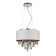 Suspension lamp ST LUCE. SL1350.503.04. Lacchia. 4x40 watts, E14, 40x40 cm, chromium color
