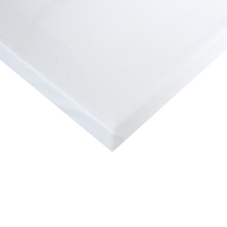 Canvas on the subframe, cotton 100%, 1.6 x 24 x 30 cm, acrylic soil, fine -grained, 280 g/m²-1