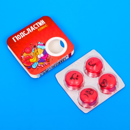 Chewing gum "Blood" strawberries, 14 g-1