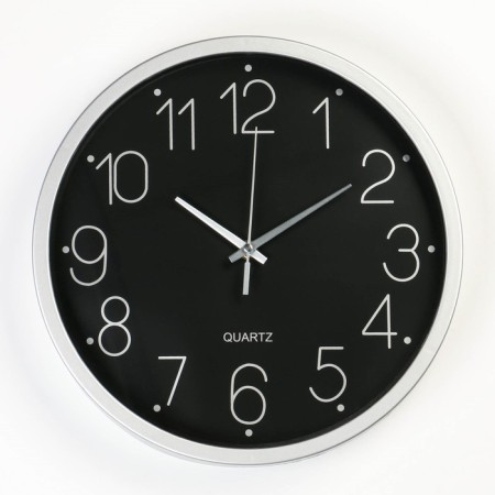 Wall clock "campaign", D-30 cm, discrete move-2