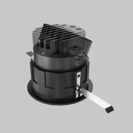 Lamp built-in Technical DL057-10W4K-B, 10W, 8.3x8.3x7 cm, LED, 680LM, 4000K, black color black-8