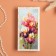 Casket "Irises and butterfly", white, 11 × 22 cm, lacquer miniature