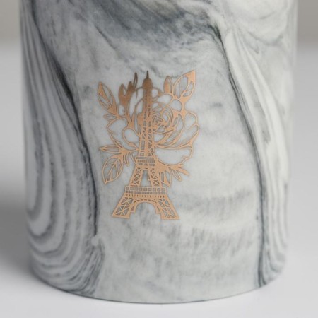 Ceramic glass with embossing, Paris, 8 x 9.5 cm-4