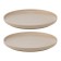 Set of plates Tkano Essential, 20 cm, 2 pcs, beige color