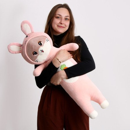 Soft toy "cat" in a bunny costume, 90 cm-4