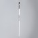 Brush for extensing and design of nails, beveled, 17.5 cm, d = 5 × 4 mm, white color