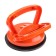 Vacuum suction cup for gluing glasses in the car, D 12 cm, orange
