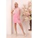 Female skirt, size 44, pink color