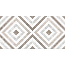 Tile facing ornament Siluet GT White, GT123VG 50x25