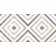 Tile facing ornament Siluet GT White, GT123VG 50x25