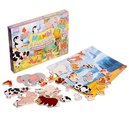 Magnetic set "Mom and kids"-11