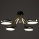 Antecu chandelier 4XLED 104W 3000-6000K black and gold 65x65x27 cm Bayerlux