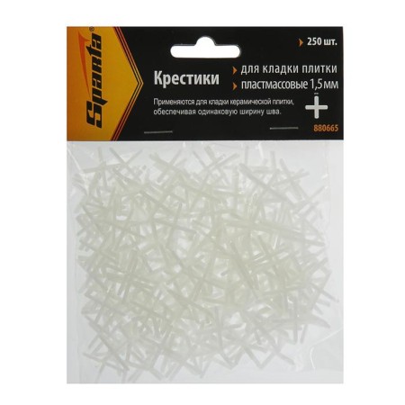 Crosses for laying tiles Sparta, 1.5 mm, in package 250 pcs-1