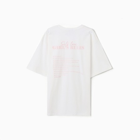 Women's T -shirt Mist Girl’s Rules, R.50, White-7