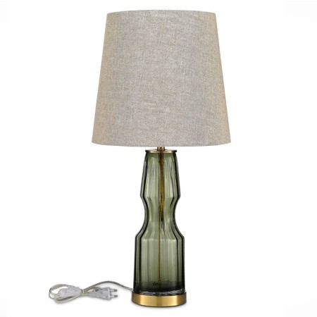 ST LUCE bedside lamp. SL1005.904.01. Saya. 1x40 W, E27, 35x35x72 cm, olive color, brass-1