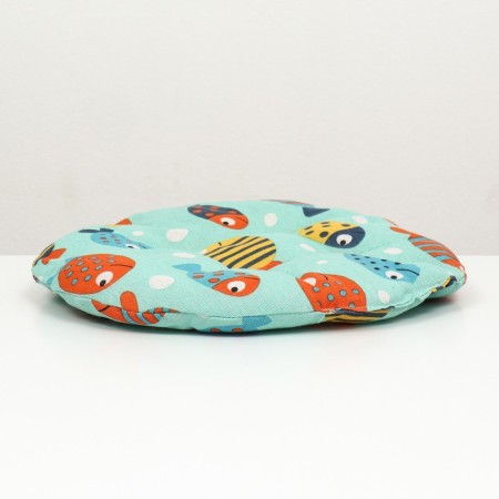 Animal bed bed (cotton filler), 28 cm, with fish-1