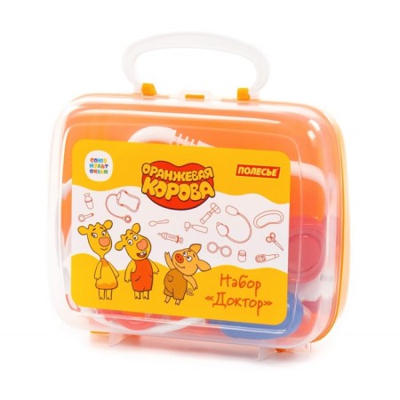 Game set "Orange cow. Doctor ", in a suitcase-1