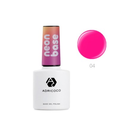 Color base Adricoco Neon Base, No. 04 Blossoming raspberries, 8 ml