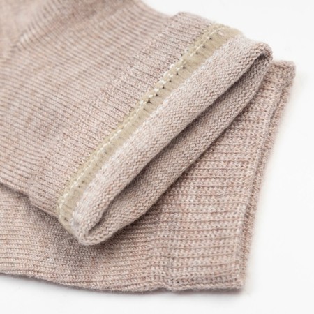 Cashmere children's socks, coffee color, size 9-10-3
