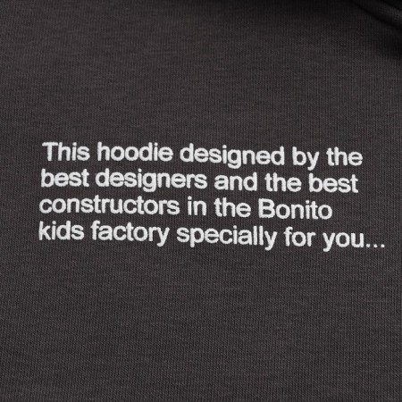 Set for a boy (sweatshirt, trousers), graphite color, height 110 cm-2