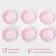 A set of baking shapes of “chamomile”, silicone, 7 × 3 cm, 6 pcs, color mix