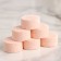 A set of bath bombs 6 pcs "Juicy raspberry" for 25 g