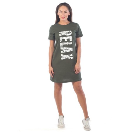 Women's tunic Relax, size 54, khaki color-1