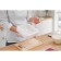 Form for mousse desserts and baking konfinetta "air bubbles", silicone, 20 × 5.5 cm, white color