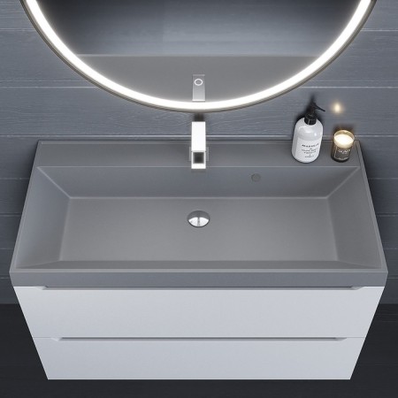Quartz shell Uperwood Classic Quartz, 100 cm, gray matte, concrete-5