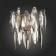 Sconces st. SL1227.101.02. Ancona. 2x40 watts, E14, 26.8x29 cm, Nickel color