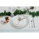 Glass Plane Link Magistro "Burleske", d = 33 cm, silver color
