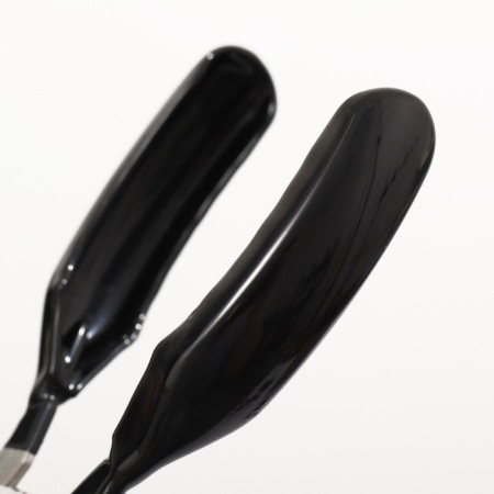 Claw-sequeter with a wide rubberized handle, 14 x 7 x 1.9 cm, economy, mix of flowers-3