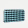 Lightning wallet, black/turquoise color