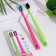Medic toothbrush for bracket systems, biodegradable, green + pink, 2 pcs.
