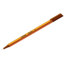 Capillary pen Berlingo Rapido, 0.4 mm, three -sided, brown rod