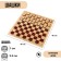 Stockety checkers, 40 pcs, d-2.5 cm, field 40 x 40 cm