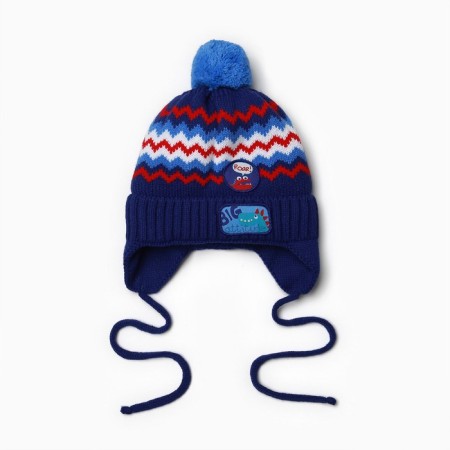 Baby hat, blue, size 44