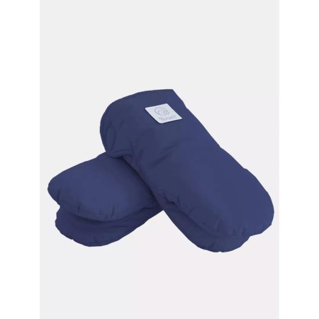 Rant mittens for Nice & Warm stroller, blue color