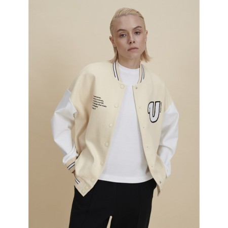 Female jacket, size l, cream color-2