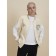 Female jacket, size l, cream color