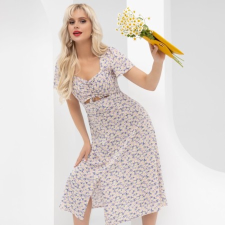 Women's dress Charutti "Legendary model. NUTURAL ", size 48-1