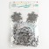 New Year's carnival set "Snowflake 6" (rim+ pompons), for the New Year