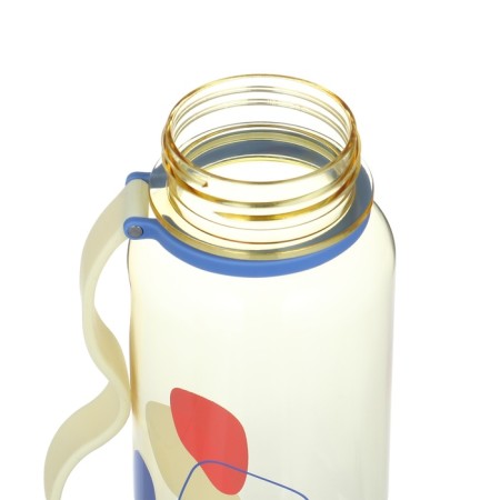 Water bottle, 600 ml, 20 x 7 cm, with sieve, yellow-3
